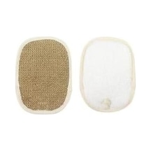 Sisal Koton Duş Lifi 14cm X 17cm Açık Kahverengi