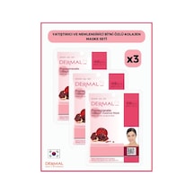 Dermal Sıkılaştırıcı Nemlendirici Ve Yumuşatıcı Nar Özlü Kolajen Maske 3 x 23 G