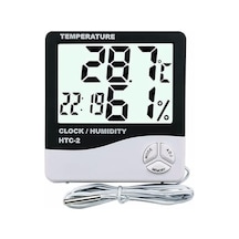 Sanec Htc-2 Dijital Termometre Sıcaklık Ve Nem Ölçer Problu
