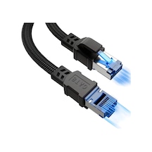 Cat 8 Ethernet Kablosu Lan Kablo 40gbps 2000mhz Süper Hızlı Ağ Kablosu Gigabit Pc, Laptop, Ps5/ Standart