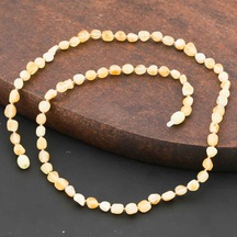 Yetişkin Damla Kehribar Kolye Sl4019 Çok Renkli