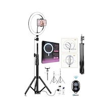 Ecuy Bluetooth Kumandalı 10 Inç Ring Light Youtuber Selfie Tiktok