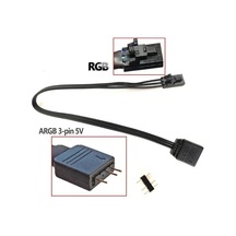 3pın Rgb - Standart Argb 3-pın 5v Adaptör Konnektörü Rgb Kablosu 25cm