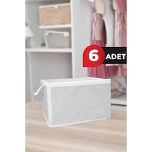 Çorap Hurcu 30x22x18 Cm 6 Adet Tela 30 X 22 Gri Tr Diğer