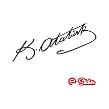 Kemal Atatürk Imza Sticker Oto Sticker