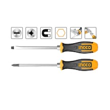 Ingco  HSGT680208  2'li Darbeli Tornavida Seti