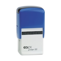 Colop Prınter 53 Mavi Kasa Siyah Keçe - 30 x 45 MM