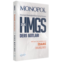 Hmgs İdare Hukuku Ders Notları Monopol Yayınları