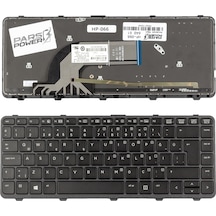 HP Uyumlu Probook 440 G1 Notebook Klavye Işıklı (Siyah Tr)