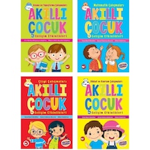Okul Öncesi Akıllı Çocuk Gelişim Etkinlikleri Seti 4 Kitap 3+