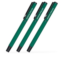 Kişiye Özel Yeşil Metal Roller Kalem 50 Adet Model 40