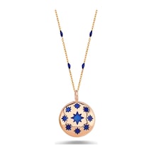 Yıldızlı Enamel Kolye (498185245)