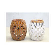 10 Adet Seramik Buhurdanlık 12 X 10 Cm Seramik Tütsülük, Masaüstü Aromaterapi, Incense Burner