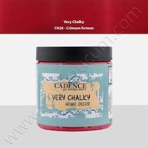 Cadence Very Chalky Mobilya Boyası 500 Ml. Ch28 Crimson Kırmızı