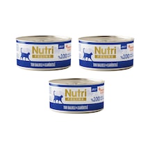 Nutri Feline Ton Balıklı Ve Karidesli Jöleli Tahılsız Yetişkin Kedi Konservesi 70 G X 3 Adet