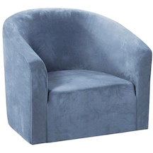 Suntek Kaymaz Elastik Düz Renk Küvet Sandalye Kanepe Örtüsü Slipcover Açık Mavi