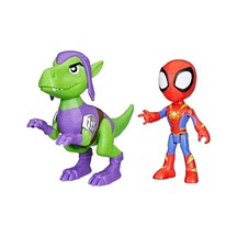 Spidey And His Amazing Dino Webs Figürler Spidey & Goblin Raptor