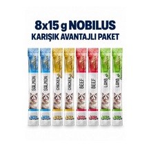Nobilus Karışık Avantajlı Kedi Ödül Paketi 8x15 G