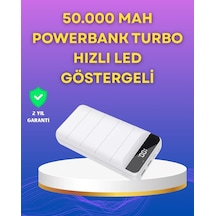 Lightning Ve Type-c Girişli 50000mah Powerbank Çok Renkli