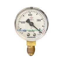 50MM -760/0 MMhg ALTtan Çıkışlı G1/4" Kurutip VakuMMetre Pakkens