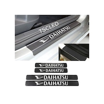 Daihatsu Karbon Kapı Eşiği Koruma Sticker Yapıştırma (4 Adet)