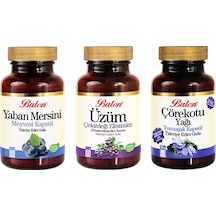 Balen Üzüm Çekirdeği+Yaban Mersini+çörekotu Yağı Kapsül
