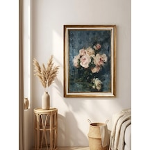 Vintage Gold Çerçeveli Tablo 60x80 Cm
