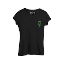 Billie Eilish - Blohsh Logo Siyah Kadın Tshirt 001