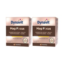 Mag Focus 15 Çiğneme Tab - Magnezyum Malat & Sitrat, Fosfotidilserin, B6 & B12 Vitamini - Odaklanma 2 Paketi