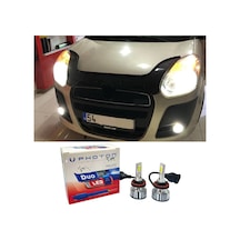 Fiat Doblo D3 Led Xenon Uzun Far Ampulü H1 Duo Yeni Seri Beyaz 2010-2015