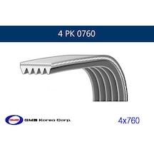 GMB 4PK0760 V Kayışı Palio Kanallı