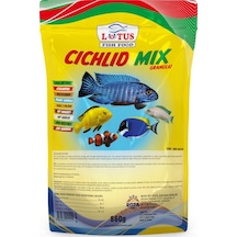 Lotus Cichlid Mix Protein+Bitkisel Karışık 860 G Balık Yemi