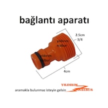 2 Adet Musluk Hortum Bağlama Aparatı 3/4 3 Çeyrek Plastik Aparat