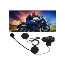 Ganzhoushop Motosiklet Kulaklık Kask İçin Bluetooth Kulaklık Çiftli Bt12-500ma Kablosuz Bağlantı