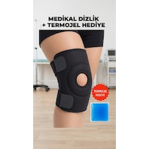 Dizlik Destekli Diz Korsesi Menisküs Koruyucu Termojel Hediyeli
