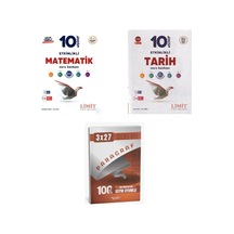2027 Limit 10. Sınıf Etkinlikli Matematik Maarif + Tarih Soru + Anla Kazan Paragraf Deneme 3'lü Set