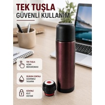 Çift Katmanlı Vakumlu Termos Ofis Araç Kamp İçin Paslanmaz Çelik Termos Çok Renkli