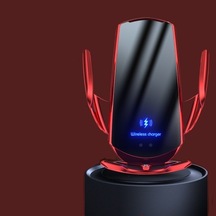 Wisdomselect Manyetik Araç Kablosuz Şarj Cihazı, Havalandırmalı Gösterge Paneli Araç Şarj Ünitesi - Siyah Vantuzlu Yok Evet Mupw5u