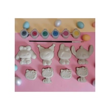 Sanrio Kuromi My Melody Cinnamoroll Hello Kitty Sevimli Taş Boyama Figür Çocuk Gelişimi Taş Boyama