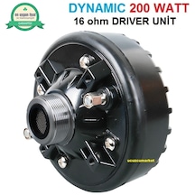 200 Watt 16 Ohm Dynamıc Drıver Unit
