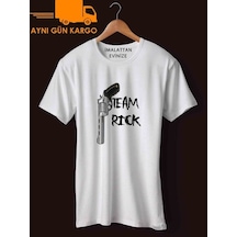 Team Rick Baskılı Tişört Tshirt Ücretsiz Kargo