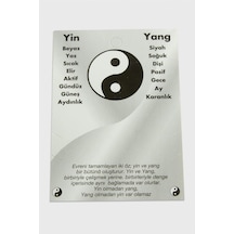Ilkeshop 2li Yin Yang Bileklik Kartı-beyaz Çok Renkli