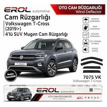 Volkswagen T-cross 2019 4'lü Suv Mugen Cam Rüzgarlığı