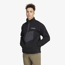 Adidas Terrex Xploric High Pile Fleece Pullover Erkek Siyah Yürüyüş Polar Iw0231