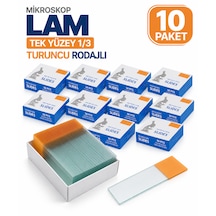 Lam - Tek Yüzey 1/3 Turuncu Rodajlı Lam 10 Paket