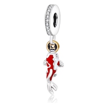 Koi Balığı Sallantılı Charm Gümüş
