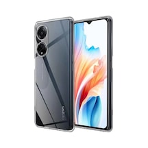 Oppo A38 Kılıf Lüx Şeffaf Silikon 0.2M-Çok Renkli