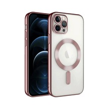 Apple iPhone Uyumlu 13 Pro Kılıf Kross Magneticsafe Kapak - Rose Bz8683140462574