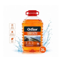 Orlisse Beauty Cosmetic Orlisse Mavi Cam Suyu 3 Litre - Güçlü Böcek Ve Kir Sökücü, İz Bırakmaz