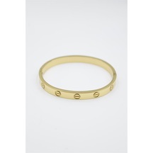 Crt Model Taşsız Bilezik - Altın Altın